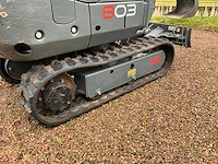 2019 wacker neuson 803 minigraafmachine met *157,9 draaiuren* - afbeelding 22 van  49