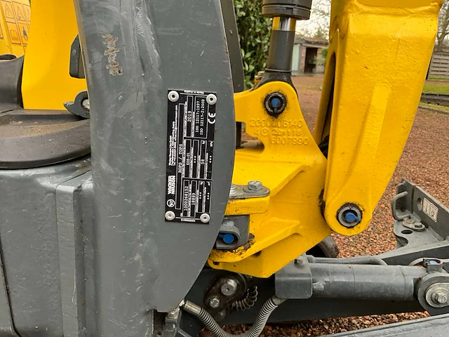 2019 wacker neuson 803 minigraafmachine met *157,9 draaiuren* - afbeelding 27 van  49