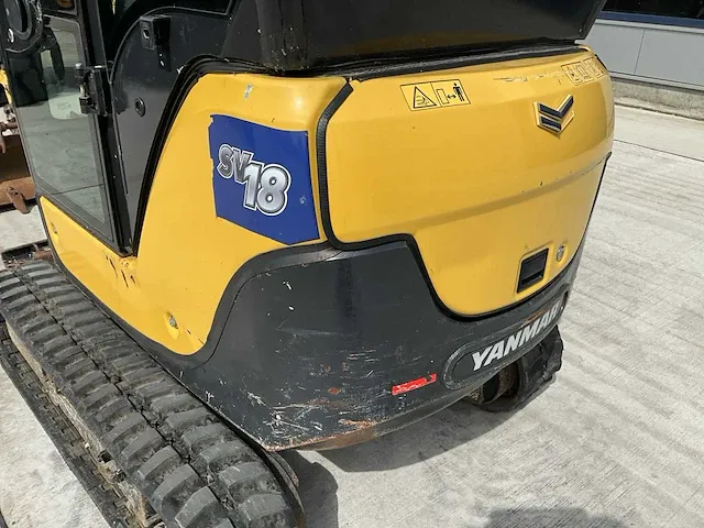 2019 yanmar sv18 minigraafmachine - afbeelding 17 van  25