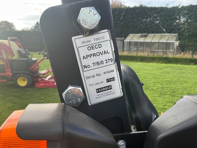 2019 yanmar t2a bosmaaier + frees - afbeelding 25 van  32