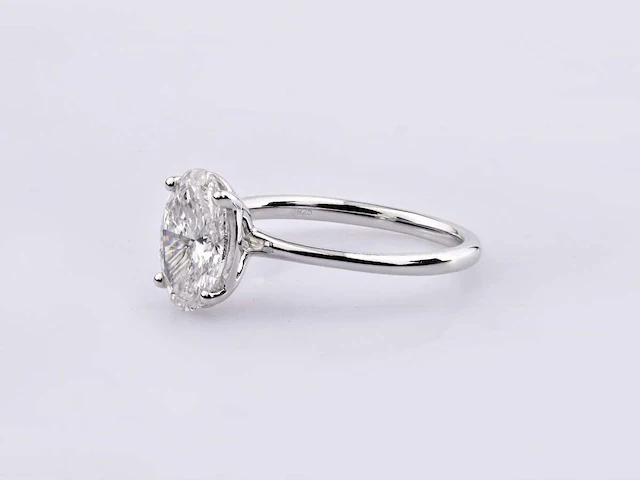 2.01cts lab grown diamond ring size-eu-54 - afbeelding 4 van  8