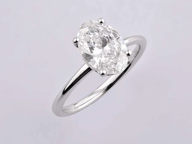 2.01cts lab grown diamond ring size-eu-54 - afbeelding 6 van  8