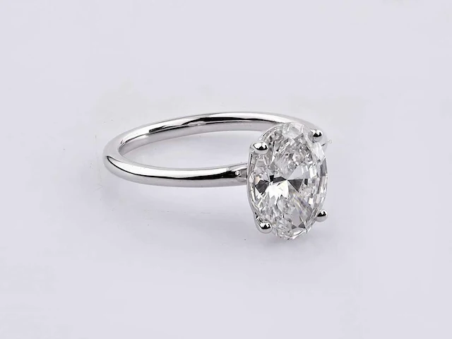 2.01cts lab grown diamond ring size-eu-54 - afbeelding 8 van  8
