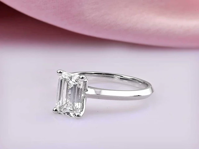 2.01cts lab grown diamond ring size-eu-54 - afbeelding 6 van  8