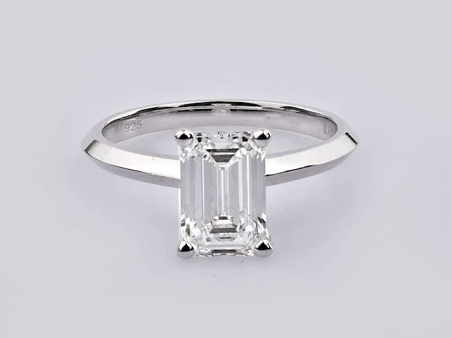 2.01cts lab grown diamond ring size-eu-54 - afbeelding 4 van  9