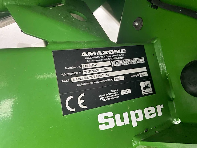 2020 amazone anbaustreuer za-v profis tronic zaaimachine - afbeelding 13 van  20