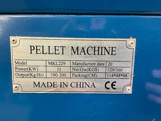 2020 boneng mkl229 pellet machine - afbeelding 9 van  9