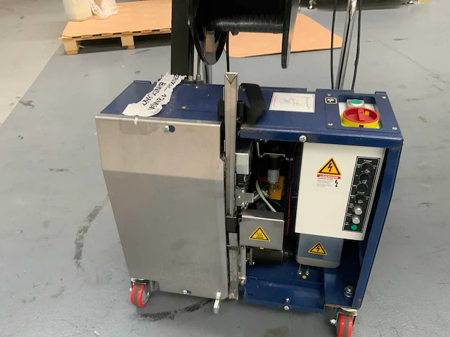 2020 contimeta tp-502mv elektrische pallet omsnoeringsmachine - afbeelding 5 van  7
