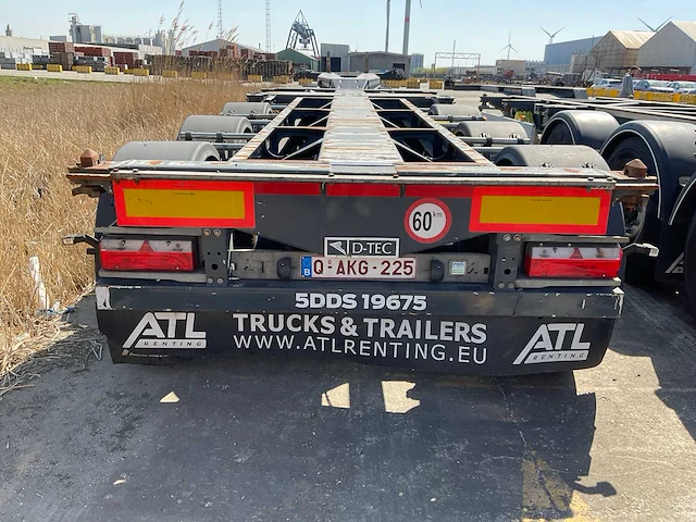 2020 d-tec container chassis - afbeelding 2 van  23