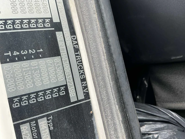 2020 daf 106 xf 480 spacecab vrachtwagen trekker - afbeelding 10 van  25