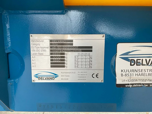2020 delvano ts 4200 veldspuit - afbeelding 24 van  38
