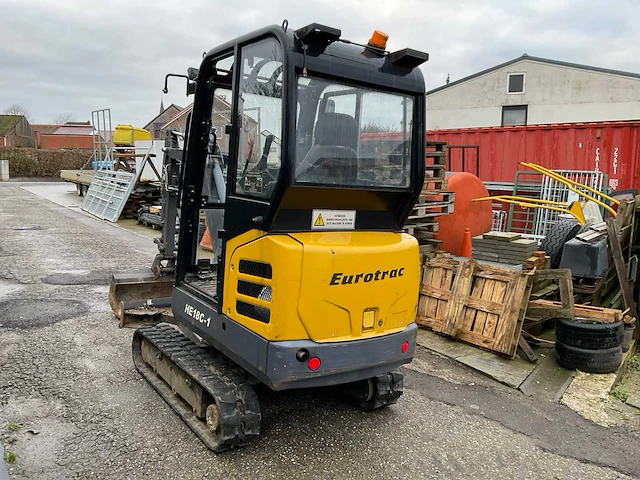 2020 eurotrac he18c-1 minigraafmachine - afbeelding 12 van  20