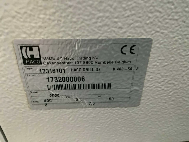 2020 haco drill bz maggi gt 800 cnc-boor- freesmachine - afbeelding 5 van  13