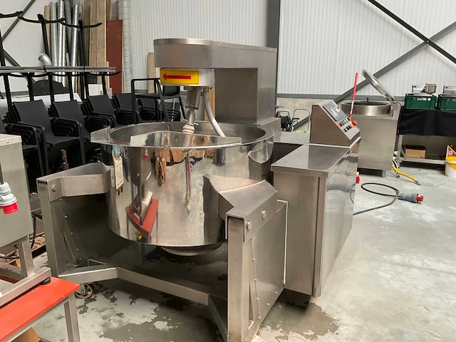 2020 industriële planetary electromagnetic stirring wok - afbeelding 10 van  11