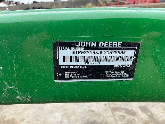 2020 john deere 320r voorlader - afbeelding 7 van  15