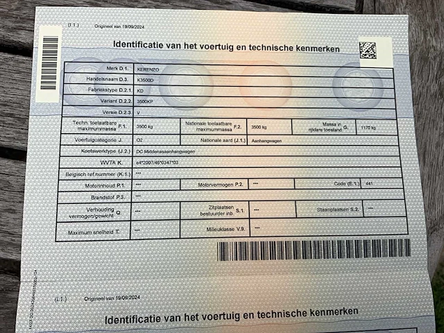 2020 kerenzo k3500d aanhangwagen kipper - afbeelding 31 van  38