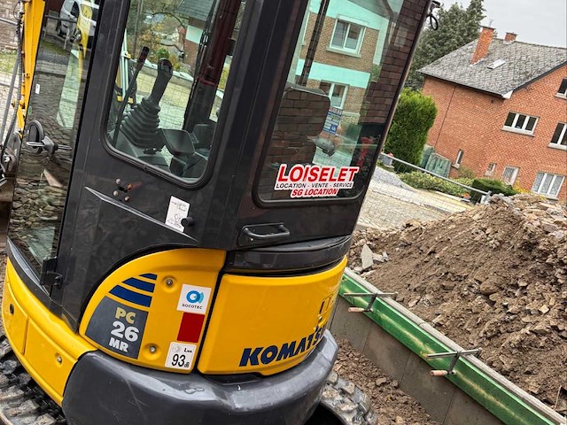 2020 komatsu pc26 rupsgraafmachine - afbeelding 4 van  13