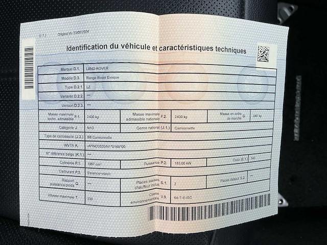2020 land rover range rover evoque r-dynamic 4wd p250 se suv personenauto - afbeelding 51 van  60