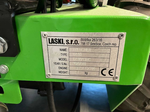 2020 laski tr60h sleuvengraver zelftrekker - afbeelding 5 van  13