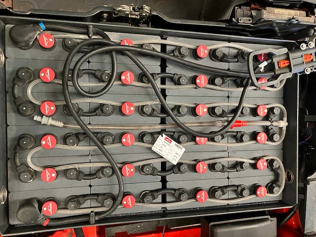 2020 linde e14 elektrische vorkheftruck met roterend vorkenbord en bakken klem - afbeelding 10 van  24