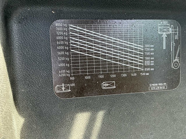 2020 linde e80-01/900 vorkheftruck - afbeelding 10 van  23