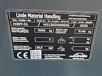2020 linde h30t vorkheftruck - afbeelding 71 van  73