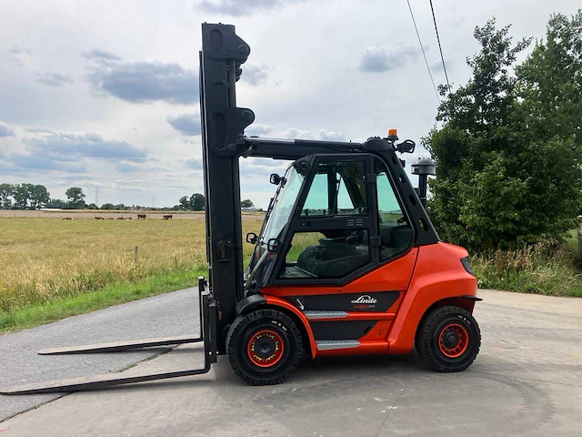 2020 linde h80d vorkheftruck met dubbele vork - afbeelding 2 van  71