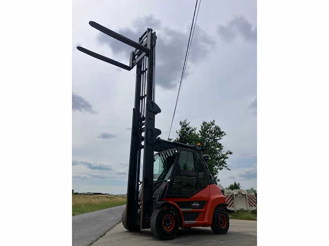 2020 linde h80d vorkheftruck met dubbele vork - afbeelding 3 van  71