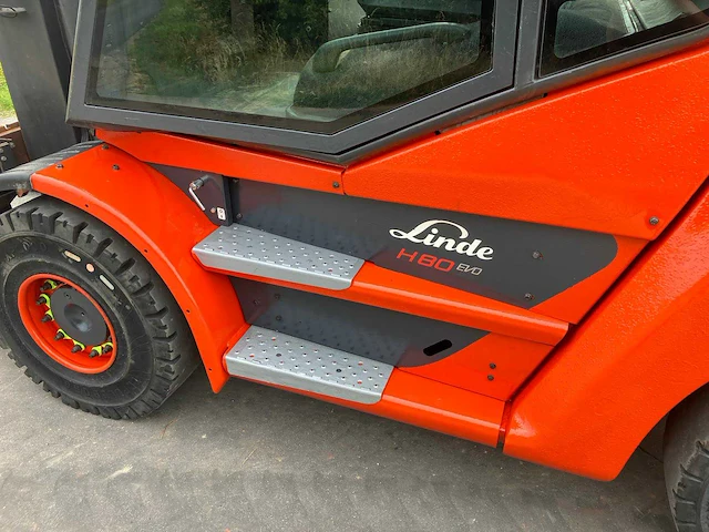 2020 linde h80d vorkheftruck met dubbele vork - afbeelding 5 van  71