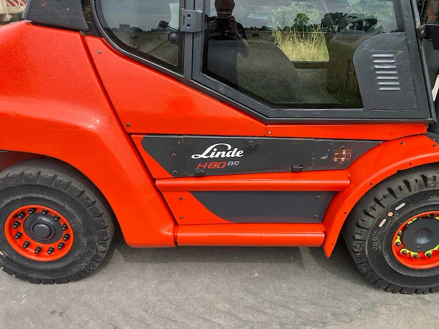 2020 linde h80d vorkheftruck met dubbele vork - afbeelding 7 van  71