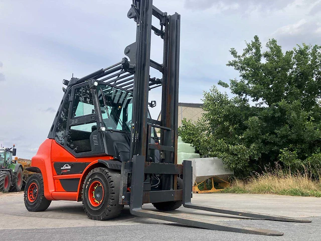 2020 linde h80d vorkheftruck met dubbele vork - afbeelding 23 van  71