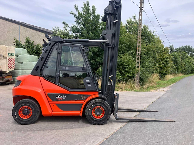 2020 linde h80d vorkheftruck met dubbele vork - afbeelding 34 van  71