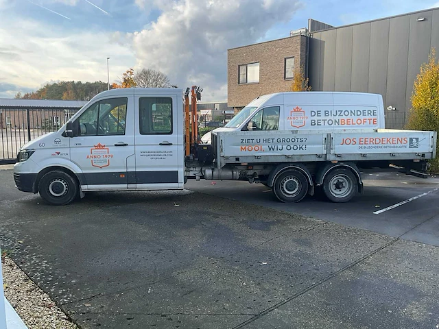 2020 man / noyens tge 3.180 4x4 bedrijfswagen met oplegger - afbeelding 1 van  21