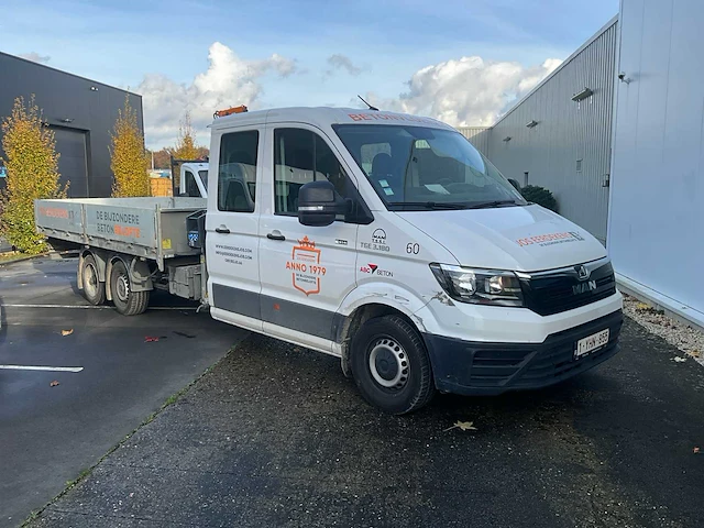2020 man / noyens tge 3.180 4x4 bedrijfswagen met oplegger - afbeelding 3 van  21