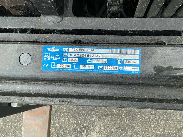 2020 manitou mi25d vorkheftruck - afbeelding 7 van  16