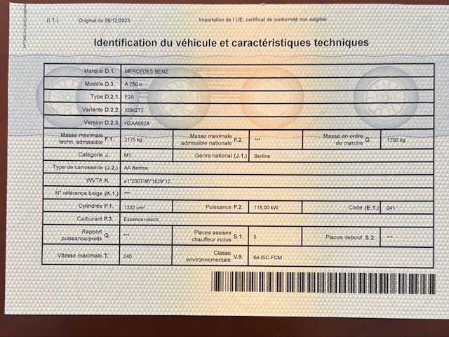 2020 mercedes-benz a 250 e berline personenauto - afbeelding 18 van  27