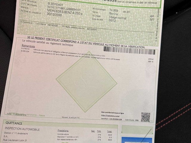 2020 mercedes-benz a 250 e berline personenauto - afbeelding 19 van  27