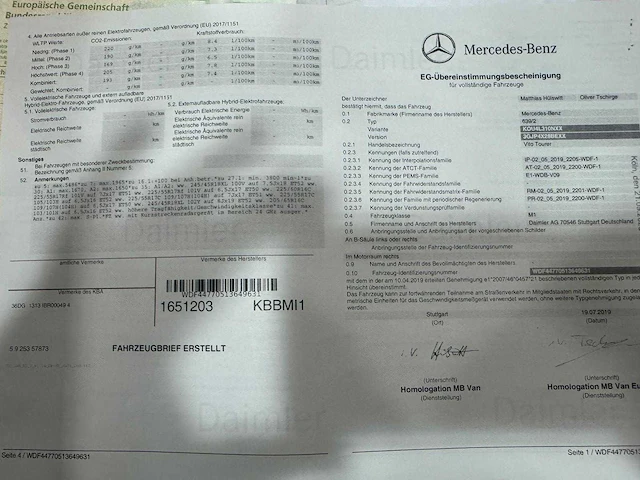 2020 mercedes-benz vito tourer 116cdi extra long 140.000km - afbeelding 39 van  47