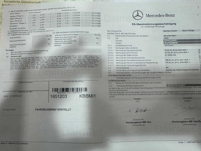 2020 mercedes-benz vito tourer 116cdi extra long 140.000km - afbeelding 39 van  47