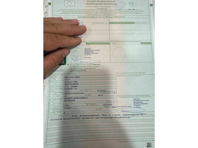 2020 mercedes-benz vito tourer 116cdi extra long 140.000km - afbeelding 40 van  47