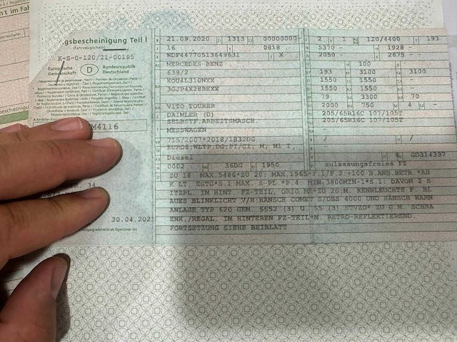 2020 mercedes-benz vito tourer 116cdi extra long 140.000km - afbeelding 42 van  47