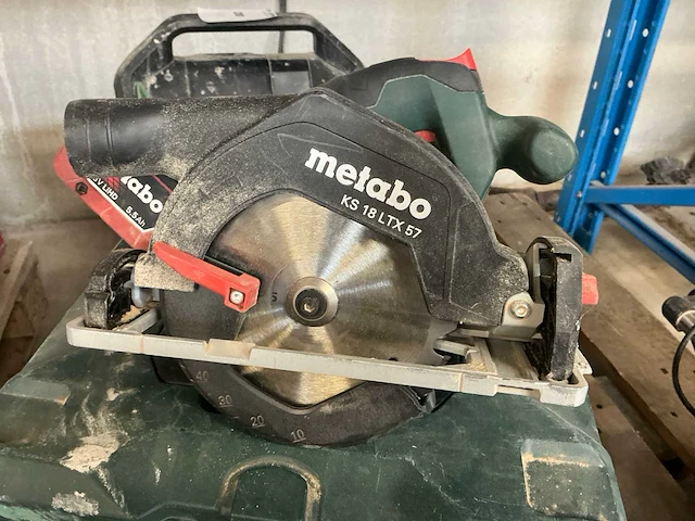 2020 metabo ks 18 ltx 57 cirkelzaagmachine - afbeelding 2 van  6