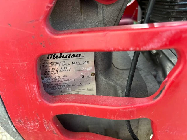 2020 mikasa mtx-70e trilstamper - afbeelding 4 van  5