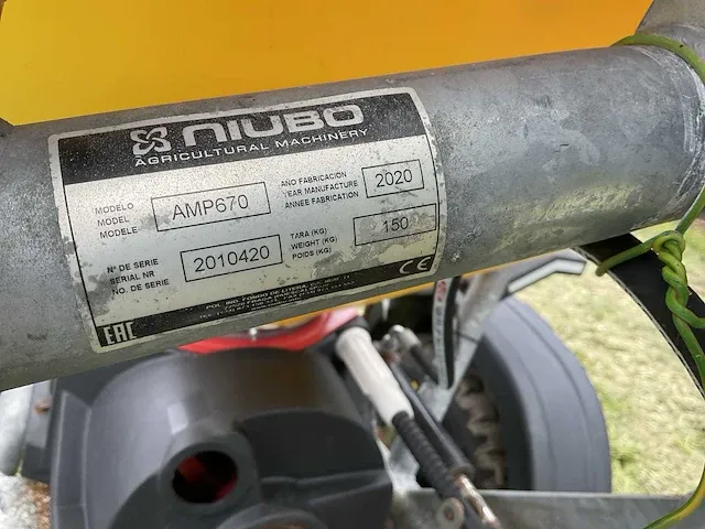 2020 niubo amp 670 kunstmeststrooier/zoutstrooier - afbeelding 12 van  12