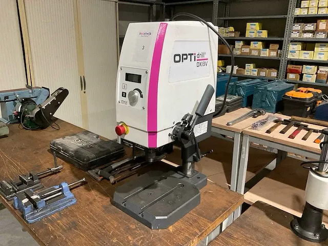 2020 optimum drill dx13v kolomboormachine - afbeelding 1 van  7