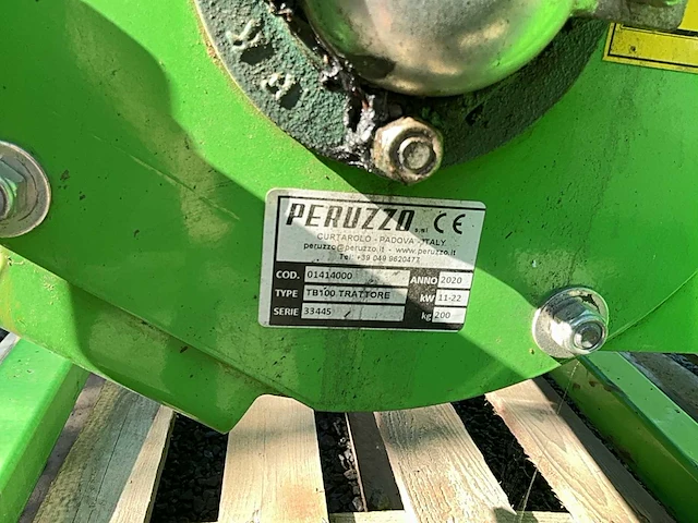 2020 peruzzo tb100 trattore houthakselaar - afbeelding 8 van  8
