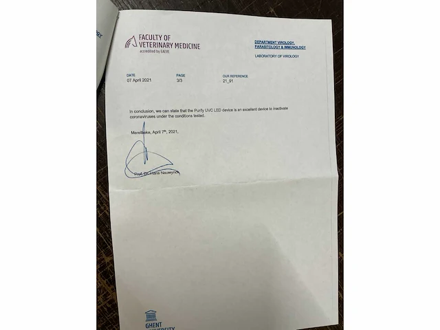 2020 purify uv-c kledingdesinfectiebox (clover) - afbeelding 3 van  14