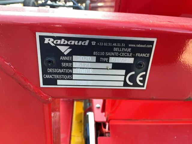 2020 rabaud div796 compoststrooier - afbeelding 13 van  15
