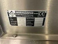2020 rationator bez 580/2300/850 h rvs opvoerband - afbeelding 7 van  9