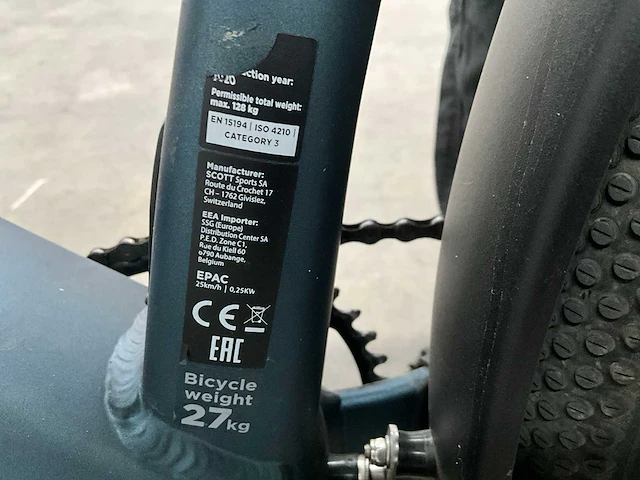 2020 scott axis eride elektrische herenfiets (m) - afbeelding 18 van  18